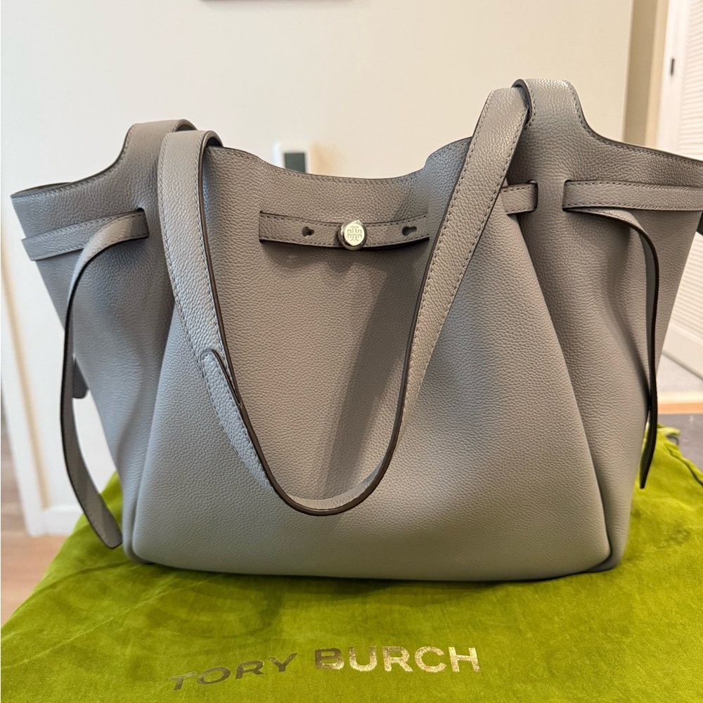 Tory Burch ROMY gray bag